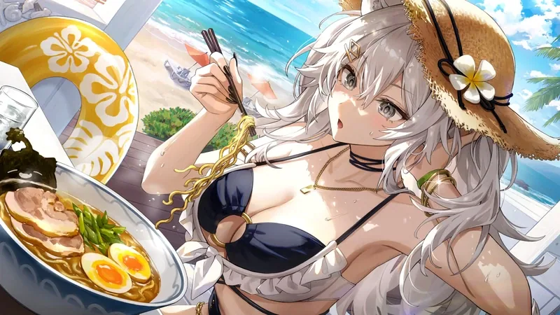獅白ぼたん — 一心不乱のちゅるタイム