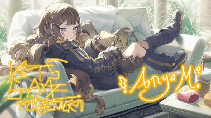 アーニャ・メルフィッサ — ソファに沈んでまったりゲーム