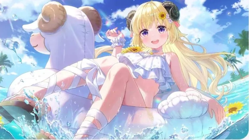 角巻わため — 真夏のもふもふフロートタイム